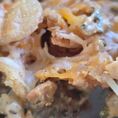 A picture of Chicken and Mushroom Casserole.
