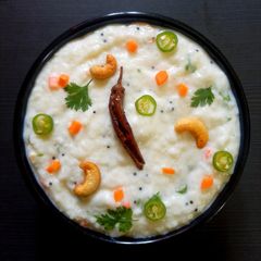 A picture of Calcium rich Curd rice.