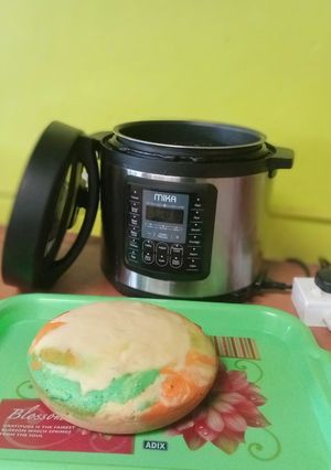 A picture of Cake - made using an Electric pressure cooker (EPC).