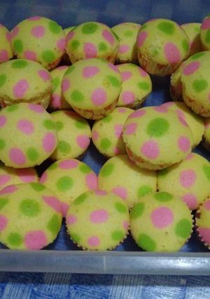 Foto resep Bolu kukus polkadot