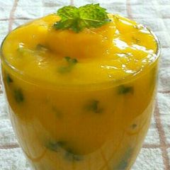 A picture of Aam pudina lassi.