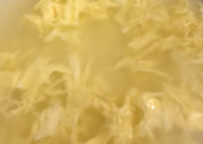 Recipe of Homemade Egg Drop Soup