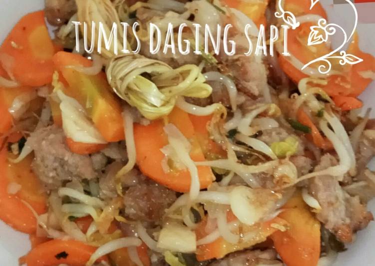 Tumis daging sapi