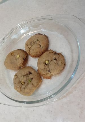 عکسی از دستور کوکی پسته ای