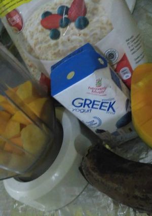 Foto resep Menu Diet 3 (Smoothie mangga) utk sarapan