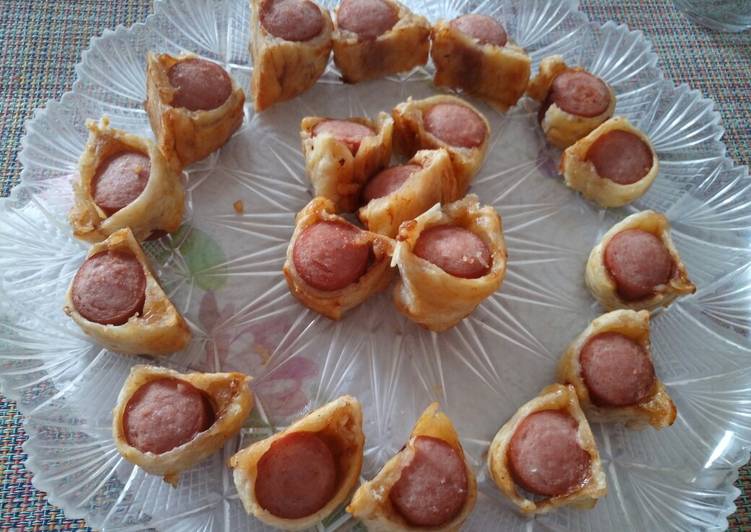 Steps to Make Quick BBQ hotdog bites