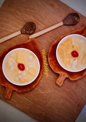 A picture of Mango Fruits Medley / Mango Lychee dessert.