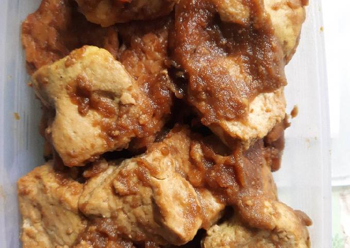 Resep Bacem tahu tempe, Enak Banget