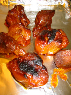 A picture of Pork Ribs BBQ (Using a Pressure Cooker).