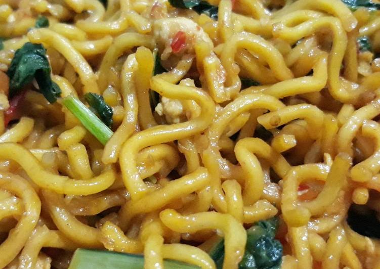 Mie Goreng Telur (Mie Kuning) Handmade Simpel😋😋