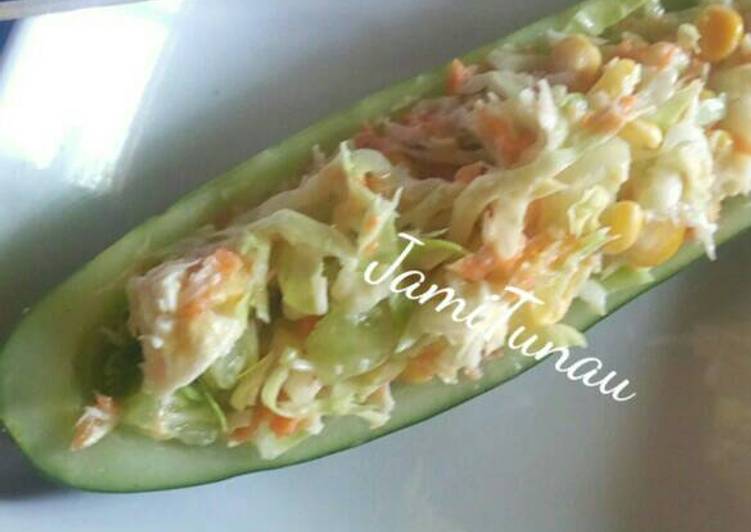 Recipe of Awsome Cucumber boat Cooking Basics for Beginners