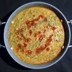 हरी मूंग दाल पालक की सब्जी (Moong dal Palak Sabji recipe in Hindi)-レシピのメイン写真