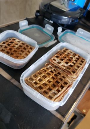 Una foto de Wafles fits