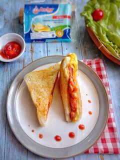 Foto resep Cheeseperity Egg Sandwich