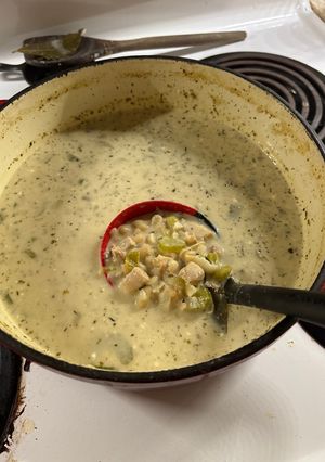 A picture of Chicken chili.