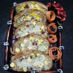 A picture of Cheese Corn garlic bread.