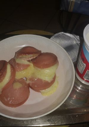 Mikrós, sajttal töltött párizsi szeletek recept fotója