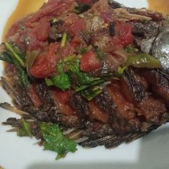 A picture of Tilapia stew.