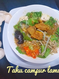 Foto resep Tahu campur khas lamongan