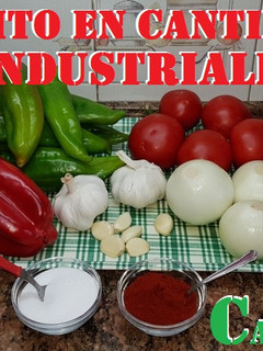 Una foto de Sofrito para los guisos en cantidades