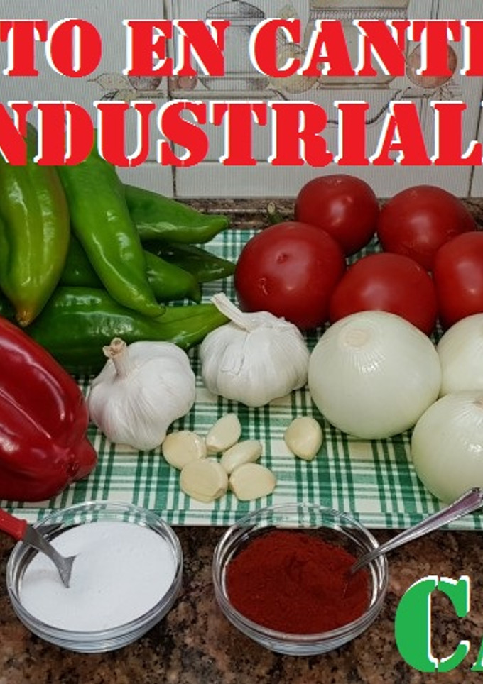Una foto de Sofrito para los guisos en cantidades