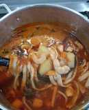 Caldo de mariscos