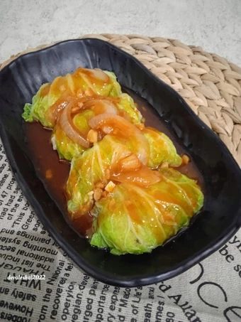 Cara Gampang Membikin Resep Sawi Gulung isi Udang Jamur Tiram yang Sempurna Anti Ribet, Sempurna