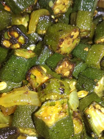 Recipe Kurkuri bhindi which So Delicious