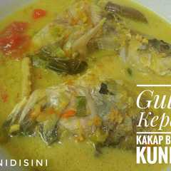 Gulai Kepala Kakap Bumbu Kuning রেসিপির প্রধান ছবি
