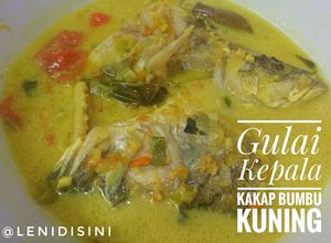 Foto resep Gulai Kepala Kakap Bumbu Kuning