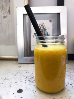 Una foto de Licuado de piña y jengibre