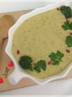 عکسی از دستور سوپ کلم بروکلی 😋