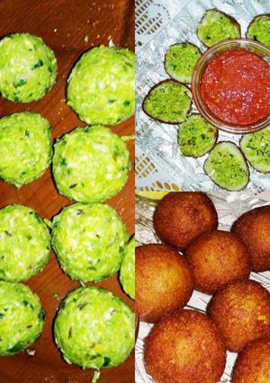 A picture of Hariyali Balls.