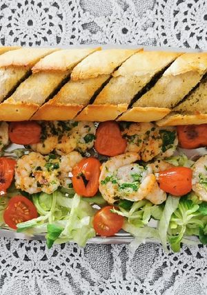 Fokhagymás-petrelyelymes ráknyárs recept fotója