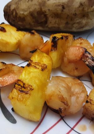 A picture of Grilled Shrimp Kabobs.