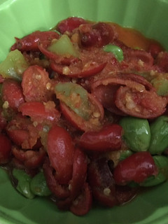 Foto resep Tumis kulit melinjo pedas