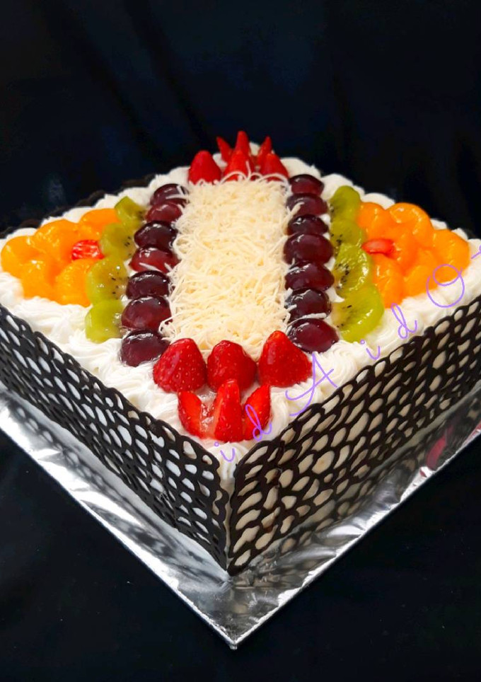 Foto resep Membuat pagar coklat tanpa cetakan