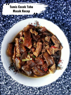 Foto resep Tumis Cecek Tahu Masak Kecap