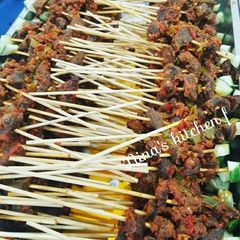 A picture of Gizzard kebab.