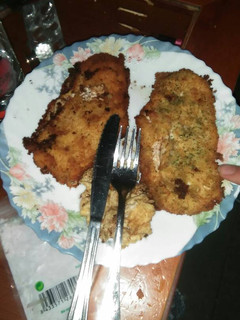 Una foto de Filetes de pollo rellenos de queso