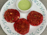 Soft Melt in mouth Beetroot Paneer Kebabs