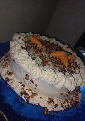 Una foto de Pastel de zanahoria
