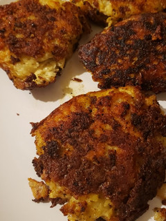 A picture of Potato Latkes.
