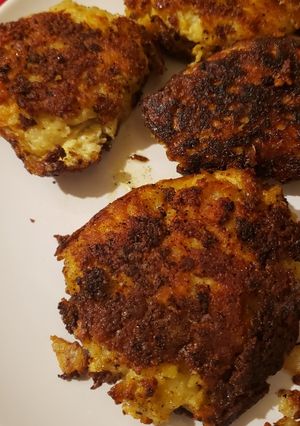 A picture of Potato Latkes.