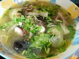Canh mướp nấu nấm