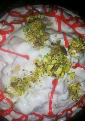 صورة لوصفة طريقة عمل سلطة فواكه بالحليب المكثف