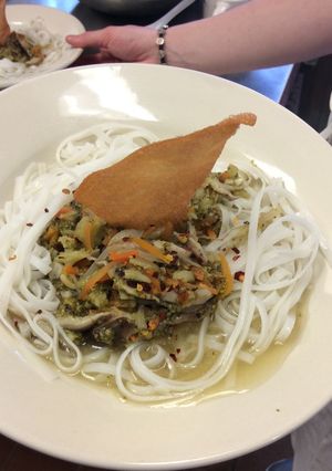 A picture of Vegetable Pad Thai.