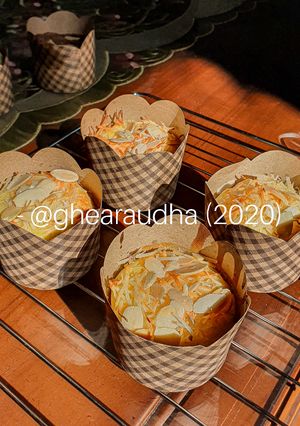Foto resep Cupcake Keju Fluffy (Bolu Hongkong)