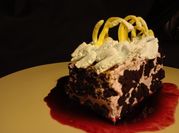 Una foto de chocolate blanco cobertura
