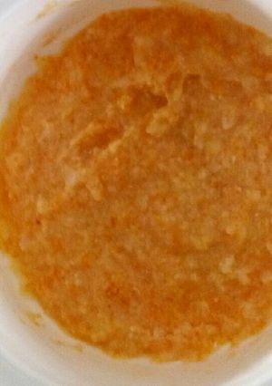 Foto resep Bubur Oranye (menu MPASI)